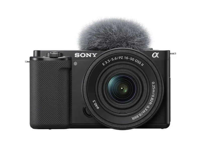 Sony Alpha ZV-E10K, Câmara Vlog APS-C Mirrorless com Kit de Lente Power Zoom 16-50 mm f/3.5-5.6