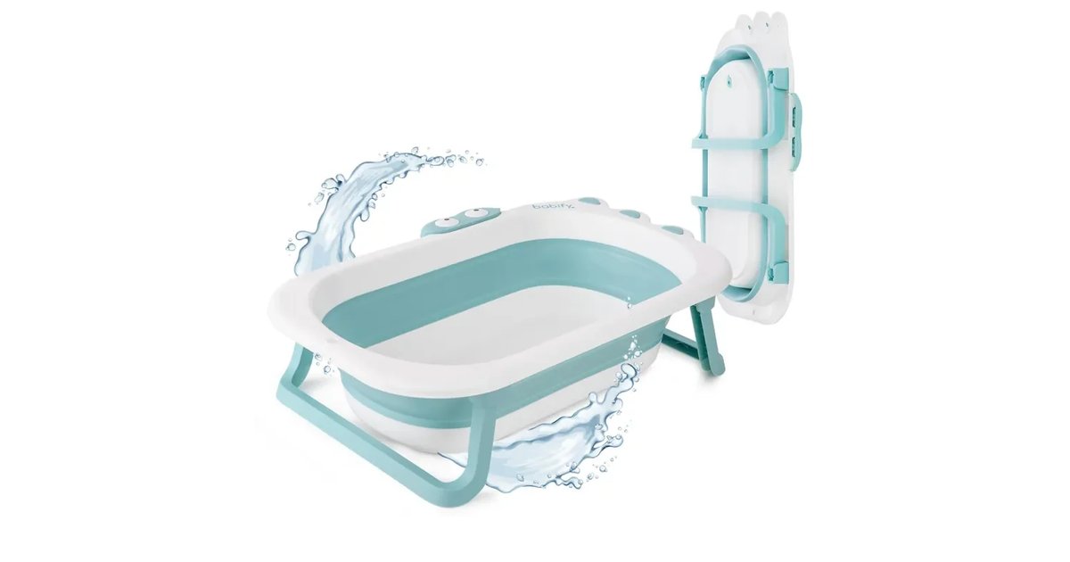 Babify Shower Banheira dobrável de bebé sem almofada