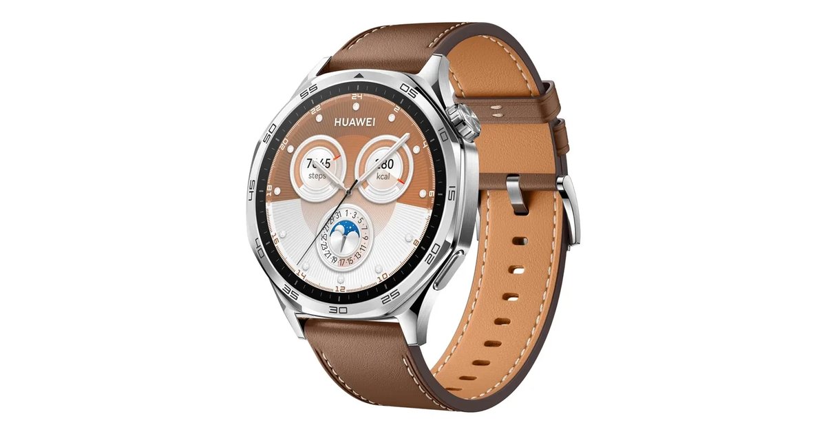 HUAWEI Watch GT Smartwatch GT 5 46 mm, silhueta com design sofisticado