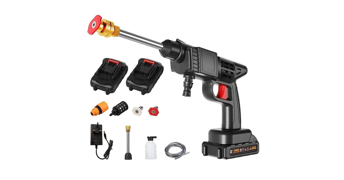 Limpador de alta pressão sem fio, portátil