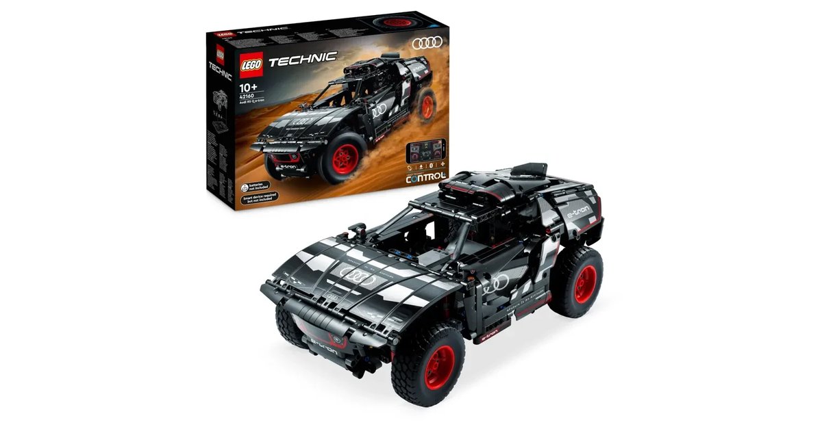 Carro de Rally Dakar LEGO Technic Audi RS Q e-Tron - Brinquedo Remoto para Meninos e Meninas