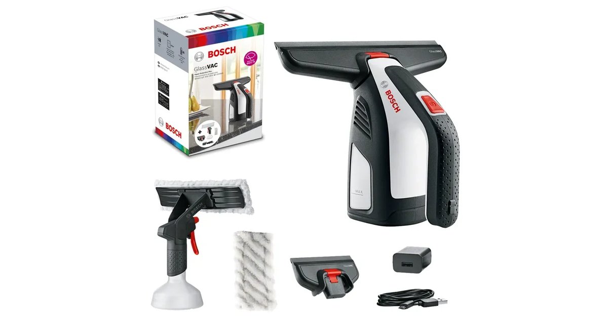 Bosch Limpador de vidros a bateria GlassVAC