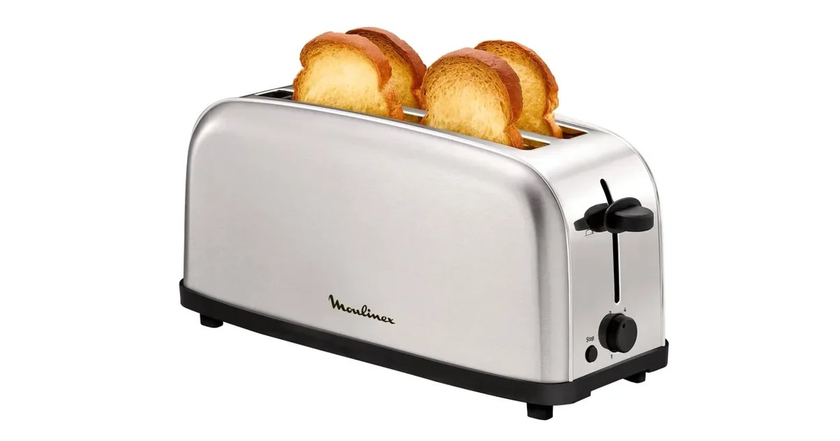 Moulinex Classic LS330D Torradeira de aço inoxidável