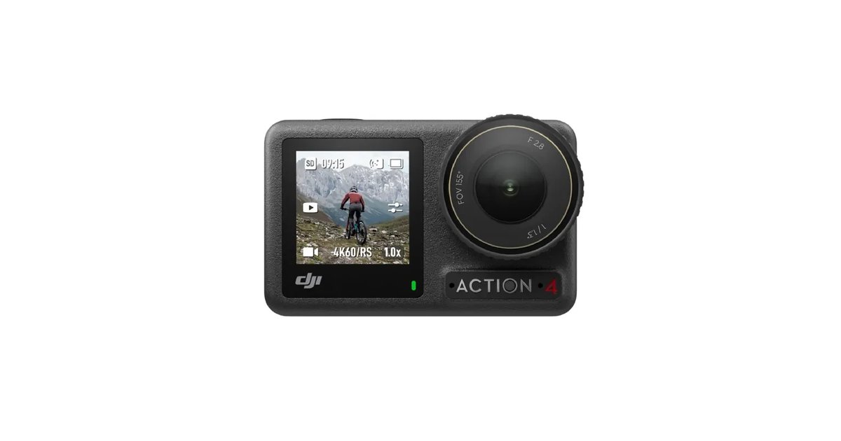 DJI Osmo Action 4 Pack Padrão - Câmera de Ação 4K com Estabilização