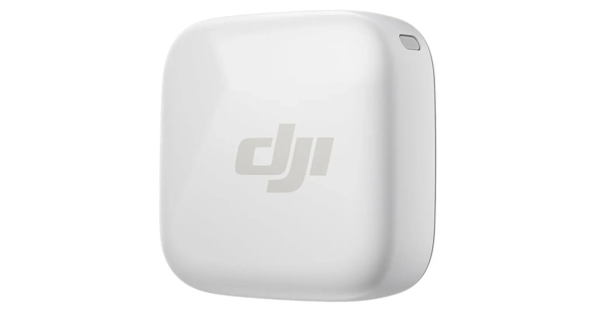 dji Mic Mini transmissor (Arctic White), super leve