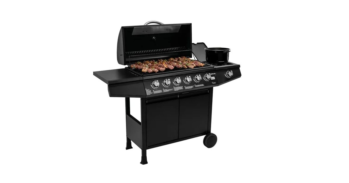 Amig - Churrasco a gás Fireplus 6+1 de 12