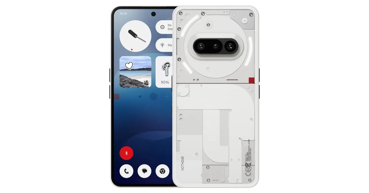 Nothing Phone (3a) 128 GB, Câmera Ultra Zoom 30x, 50 W, AMOLED FHD+ de 6,77"