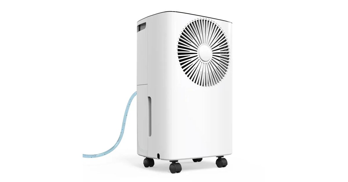 12L/dia Desumidificador, Drenagem Contínua