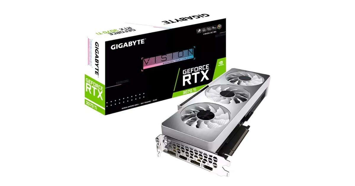 Placa de Vídeo NVIDIA GeForce RTX 3070 Ti 8 GB GDDR6X