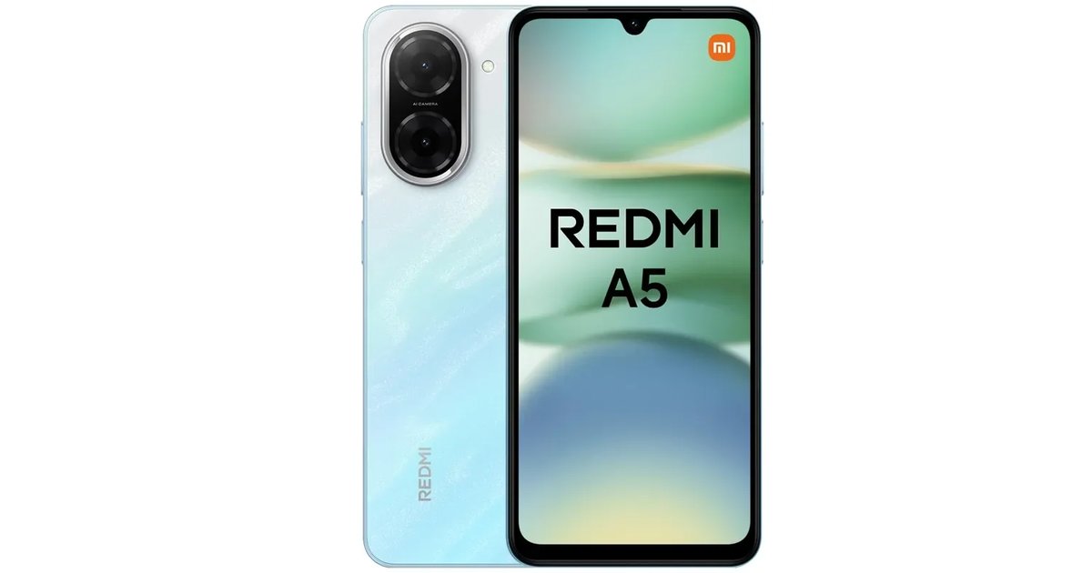 Redmi A5 - Smartphone de 3+64 GB com Ecrã Imersivo de 120 Hz