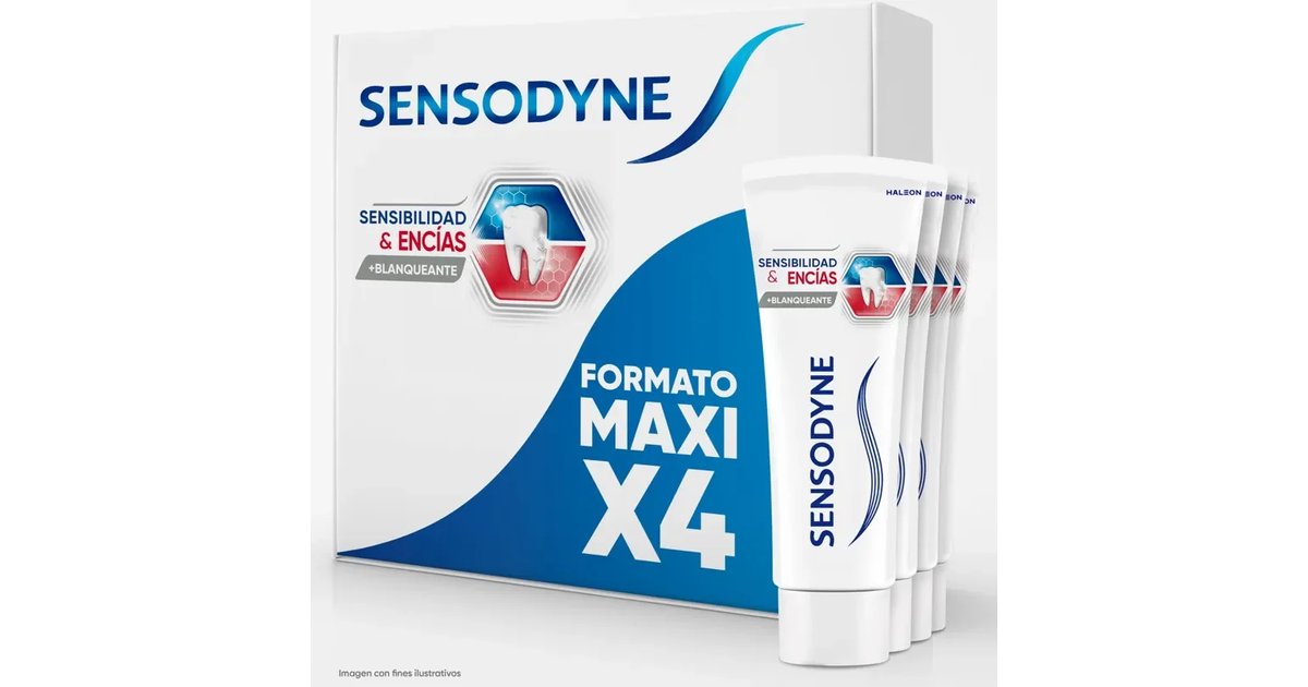 Sensodyne Sensibilidade e Gengivas Pasta de Dentes Branqueadora