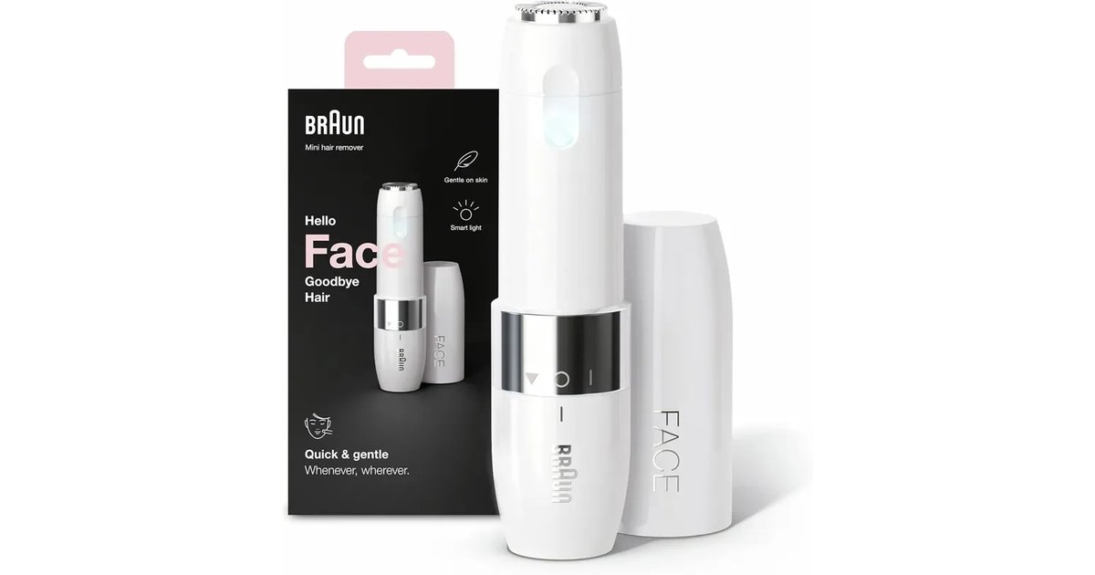Braun Mini depiladora facial FS1000 para mulher