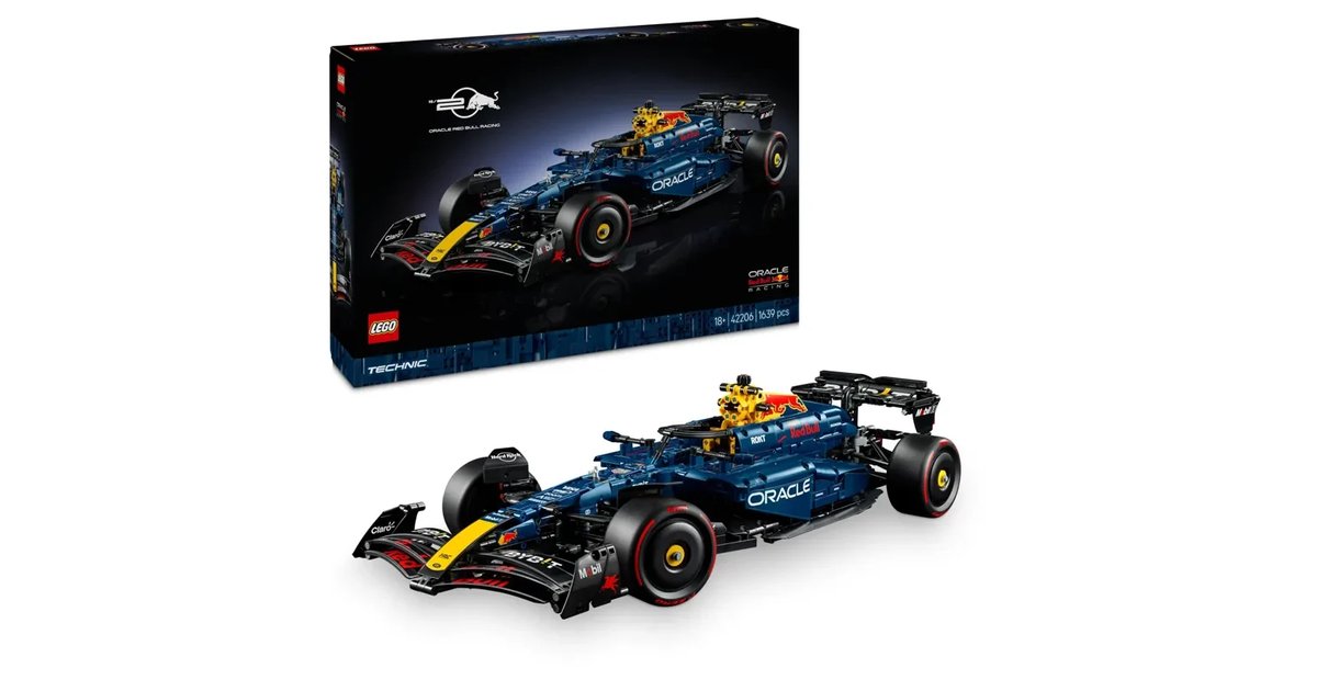 LEGO Technic Carro Oracle Red Bull Racing RB20 F1 kit de construção para adultos