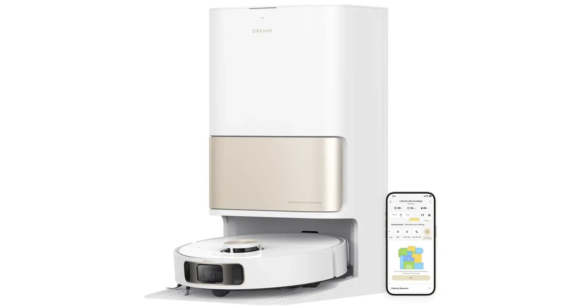 DREAME L10s Pro Ultra Heat robot aspirador e lava-chão