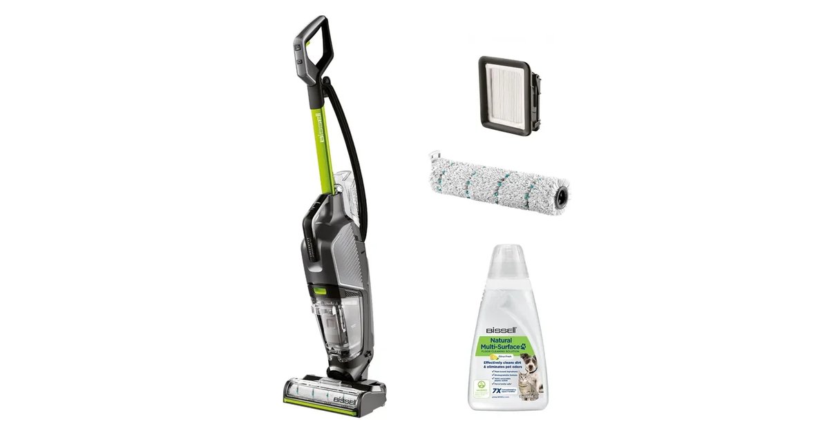 Bissell CrossWave HydroSteam Pet, aspirador de mão com cabo