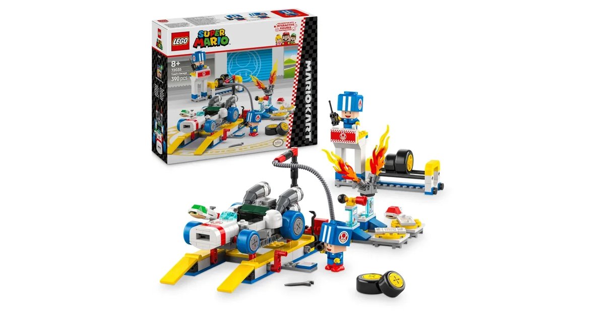 LEGO Super Mario: Mario Kart – Toad's Garage Set