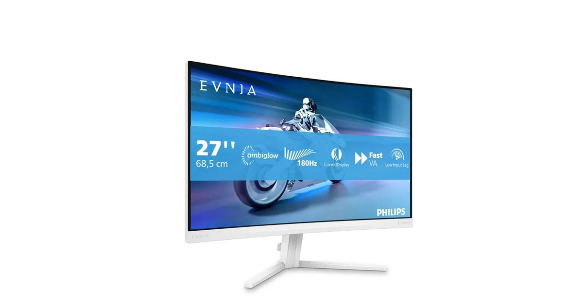 Philips Evnia 27M2C5201L Monitor curvo para jogos FHD de 27 polegadas