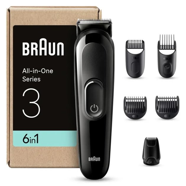 Aparador Braun MGK3420 - 6 em 1 para Barba e Rosto