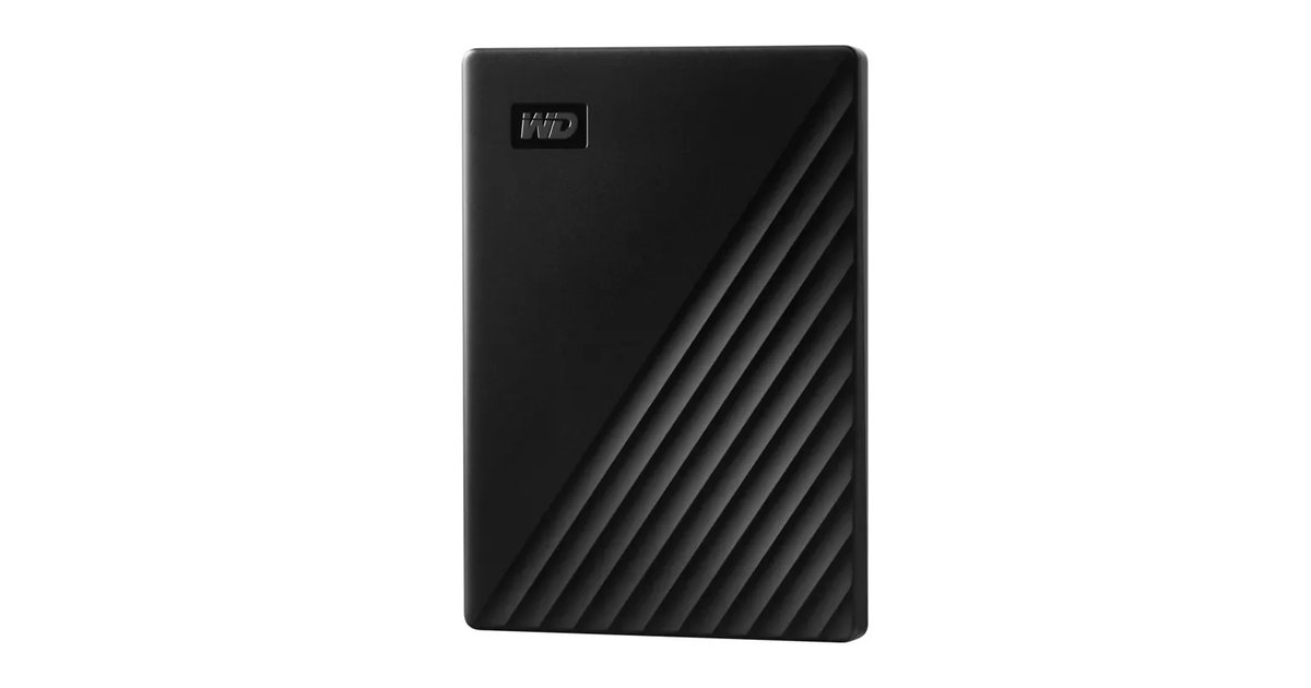 WD Disco Rígido Portátil 5TB - Armazenamento Seguro e Compacto