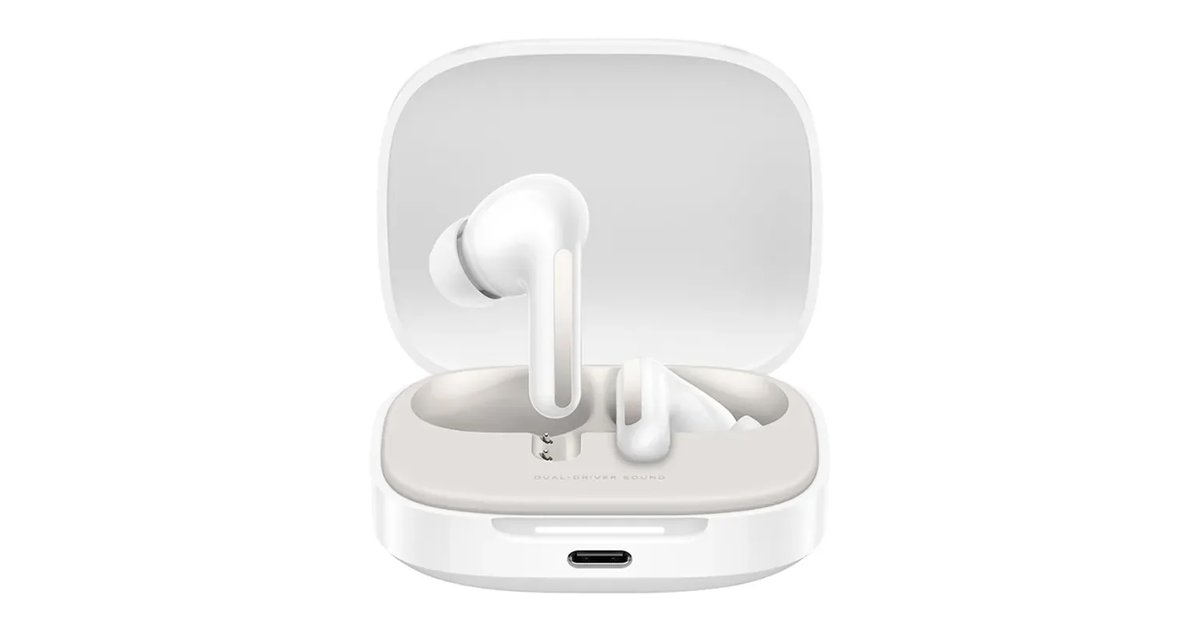 Auriculares sem Fio Xiaomi Redmi Buds 6 Hi-Fi com Cancelamento de Ruído