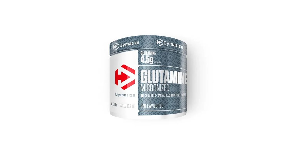 Dymatize Glutamine Micronized Unflavoured Powder 400 g - Aminoácidos - glutamina