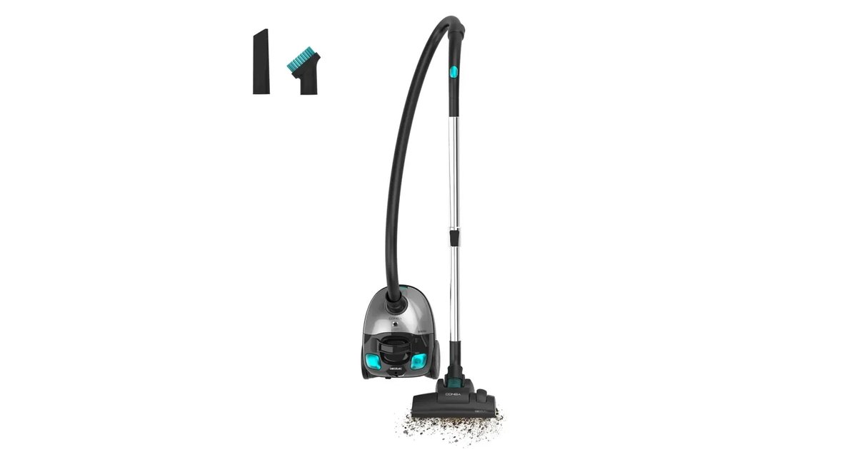 Aspirador Cecotec Conga Powerbag 2000 Compact Plus com saco 2 l