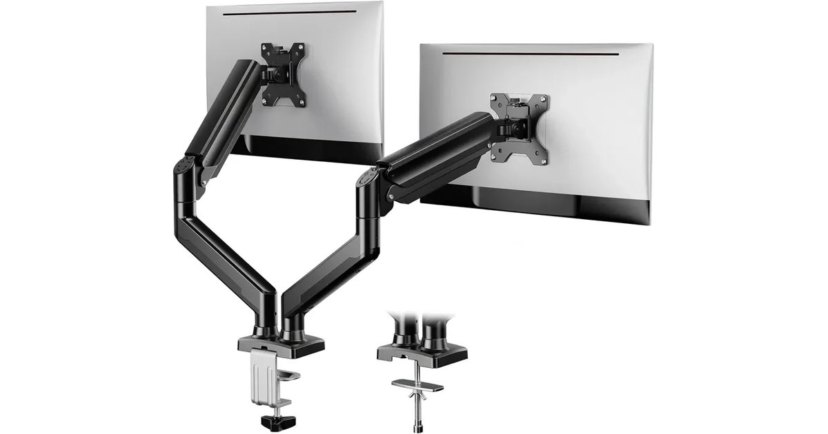 Suporte de Monitor Duplo Ergear - Compatível com Computador