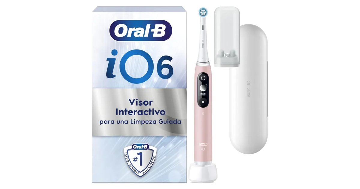 Oral-B iO 6N Escova de dentes elétrica com cabo recarregável