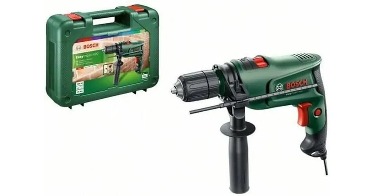 Broca de Percussão Elétrica EasyImpact 600w - Bosch