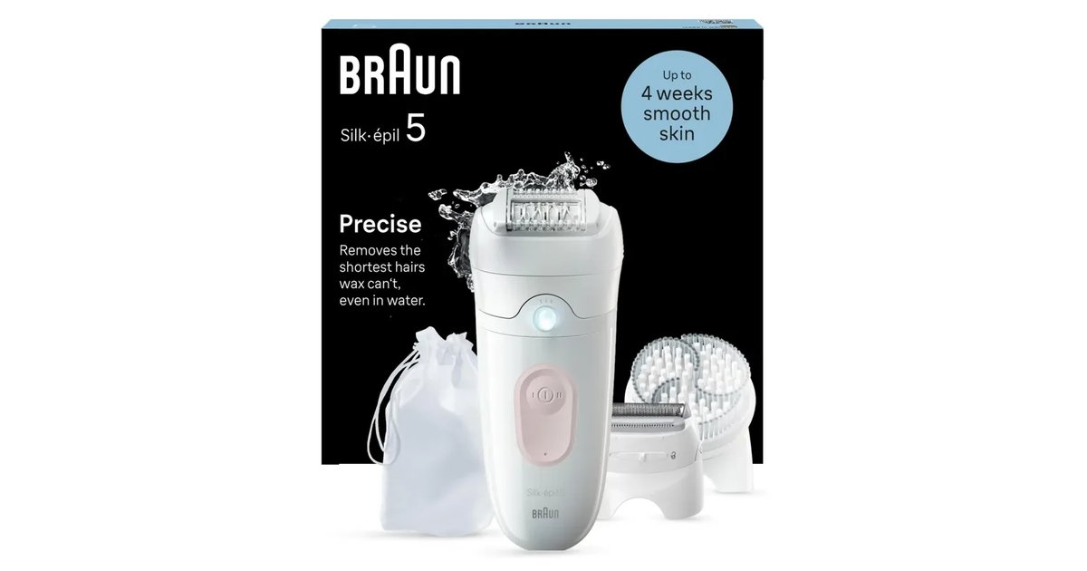 Braun Silk-épil 5, Depiladora elétrica para uma eliminação fácil do cabelo