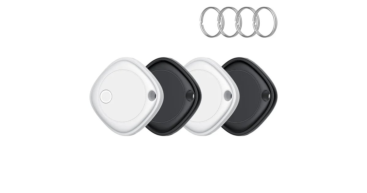 Localizador de Objetos Bluetooth Smart Air Tag 4 Pack - Funciona com Apple