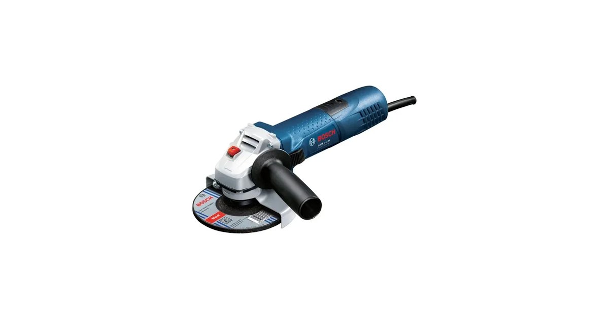 Bosch Professional GWS 7-125 Rebarbadora angular (720W, 11000 rpm, Ø disco 125 mm