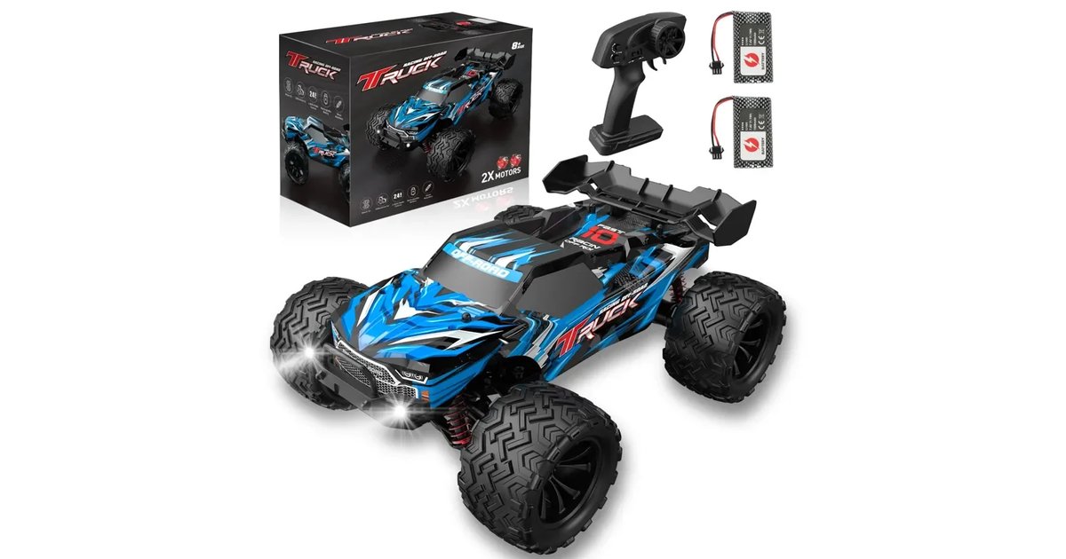 Carro telecomandado 1:16, 40 km/h, camião monstro