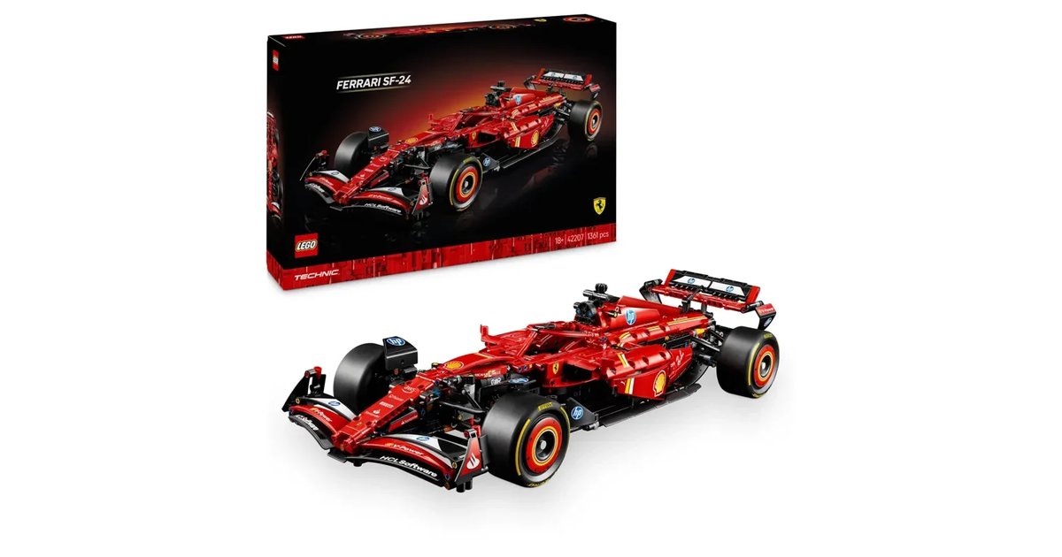 LEGO Technic Carro Ferrari SF-24 F1 Maquetas para adultos