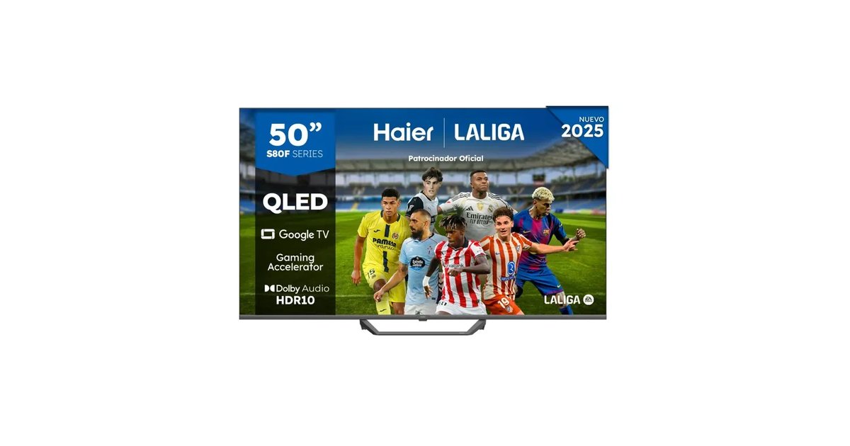 Haier QLED 4K UHD H50S80FUX 50", Smart TV