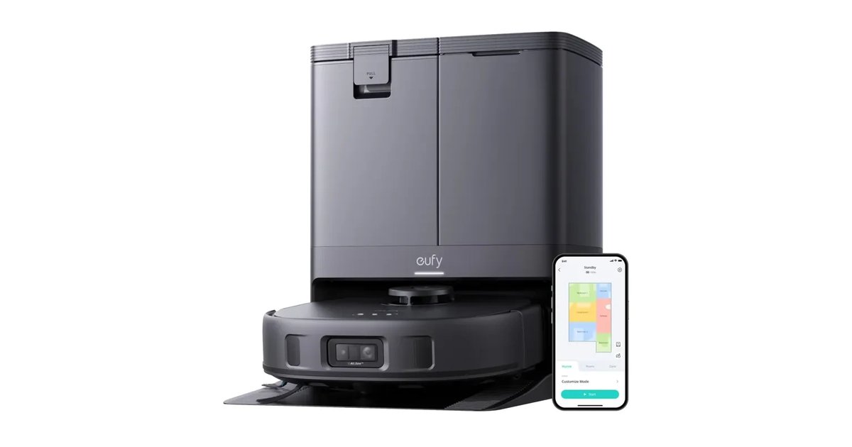 Eufy X10 Pro Omni - Aspirador de Pisos Inteligente com MopMaster 2.0