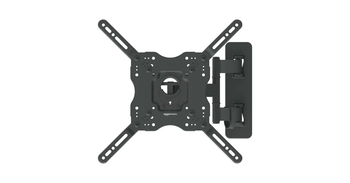 Suporte de Parede Giratório Inclinável para TV - Amazon Basics