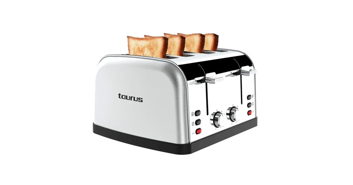 Taurus – Torradeira Vintage Four, 1900 W