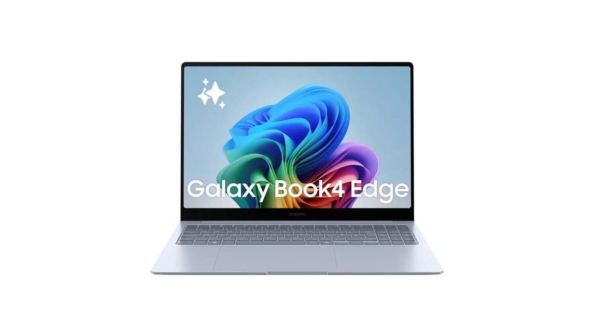 Samsung Galaxy Book4 Edge, 16" AMOLED, Snapdragon X Elite, Teclado QWERTY Espanhol