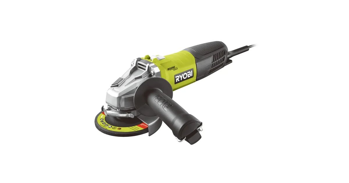 Moedor Angular Ryobi 800W 125mm 12.000rpm