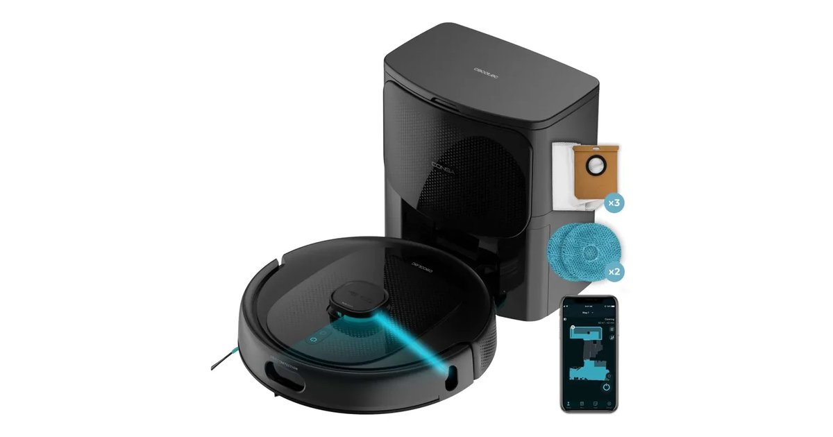 Cecotec robot aspirador Conga 9990 AI Spin Revolution Ultra Power Home