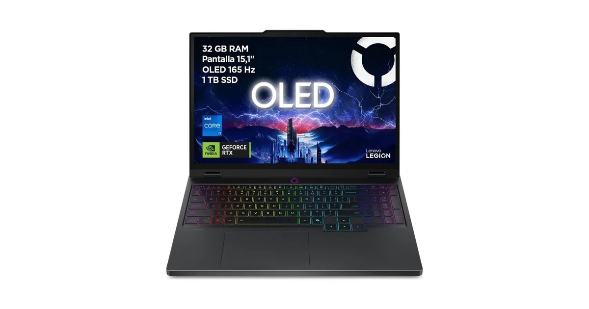 Lenovo Legion 5 Gen 10 - Computador Portátil de Jogos com Intel Core i7 e NVIDIA GeForce RTX 5070