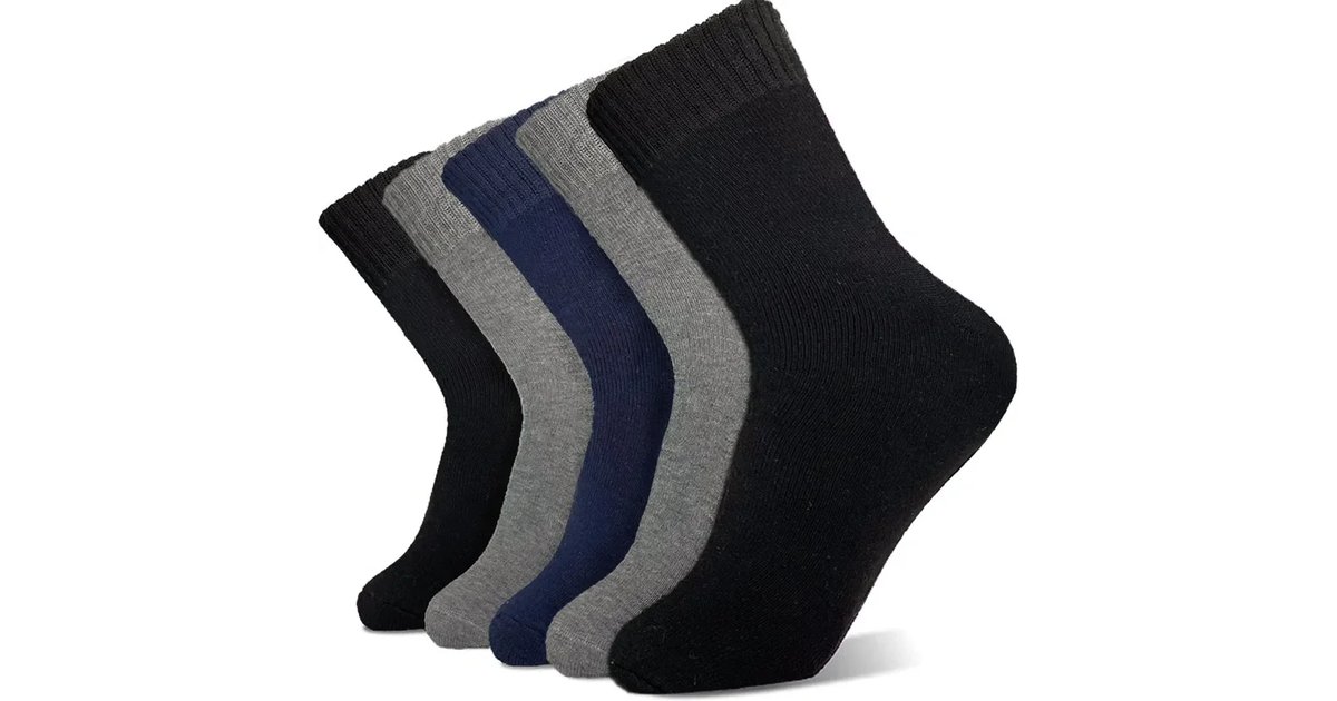 Hocerlu meiass Termicos homem, 5 Pares Gruesos Lana Invierno