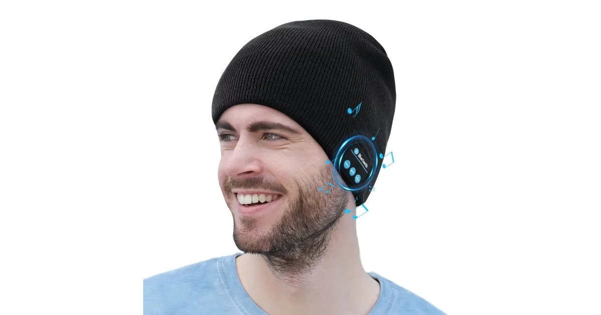 Gorro Bluetooth de inverno, presente para homem e mulheres