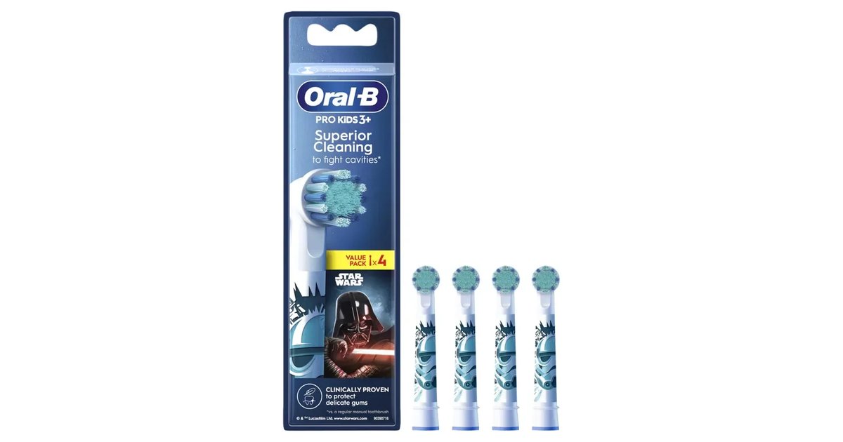 Oral-B Pro Kids Disney Star Wars Electric cabeças de escova de dentes elétricas