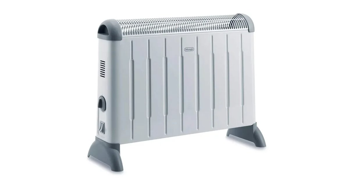 De'Longhi Convetor Elétrico – Aquecedor ligeiro para divisões até 60 m³