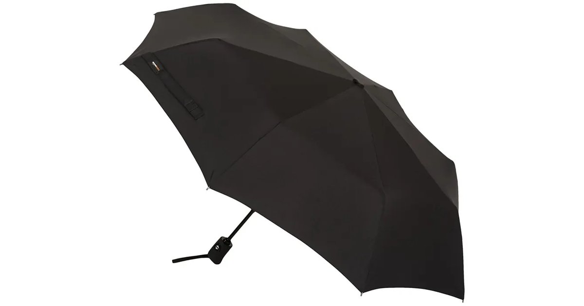 Guarda-chuva de Viagem Compacto Amazon Basics