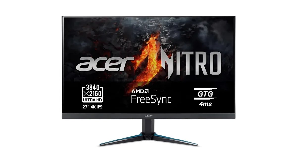 Acer Nitro VG270K L Monitor de jogos de 27" 4K UHD IPS (68