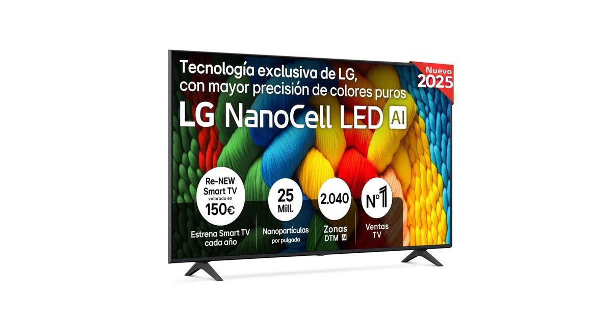 TV LG 65" 4K NanoCell Smart LED IA WebOS 25