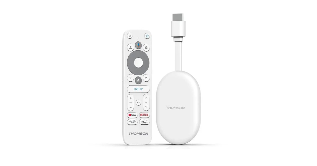 Google TV Go Cast 150, Dongle de Streaming 4K UHD com Controlo de Voz